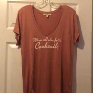 Express one eleven v neck t shirt